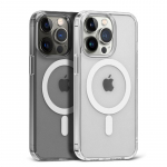 For Apple11 Clear for Magsafe magnetiline juhtmevaba laadimis&uuml;mbris iPhone'ile 14 13 12 11 Pro Max Mini X XS XR 7 8Plus SE2022 k&otilde;va akr&uuml;&uuml;list kaitsekate iPhone 14 Pro Max