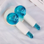 1 paar Beauty Crystal J&auml;&auml;hoki Silmad N&auml;o Massaaž Nahahooldusvahendid J&auml;&auml;laine pallid pinguldavad peeneid jooni vananemisvastased