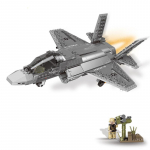 06026 Ehitusplokkide kokkupanek American F35 Fighter laste &otilde;ppem&auml;nguasjad, karbita