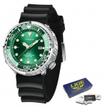 LIGE uus k&auml;ekell meestele mood silikoonist rihm kronograaf Sport k&auml;ekell 50M veekindel helendav sukeldumiskell meestele h&otilde;be/roheline