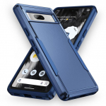 Koputusevastane s&otilde;jav&auml;eline kaitse&uuml;mbris Google Pixel 7a 7 A 6a 8 Pro 6 Pixel7a Pixel8 Pixel 7 Pixel 7 mobiiltelefonidele for Pixel 8 Pro tumesinine v&auml;rv