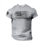 T-s&auml;rgid Meeste s&auml;rgid, Meeste Ameerika lipuga T-s&auml;rk Patriotic Tee l&uuml;hikeste varrukatega, lihaste treenings&auml;rgid L
