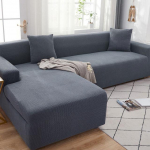 Plush kangast elastne diivani kate Tahke L-kujuline diivan vajab 2 tk katteid elutoa veniva kattega diivani jaoks 1-seater 90-140cm