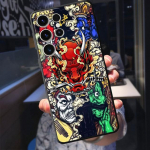 Silikoonist telefoni&uuml;mbris Samsung Galaxy S22 Plus S8 S7 S10 S9 S23 Ultra 5g S20 Fe S10e S21 Fashion Chinese Tiger Dragon Cover Samsung S23 5G