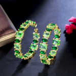 CMM ruudukujuline heleroheline kuubikujuline tsirkoon naiste suured &uuml;mmargused k&otilde;rvar&otilde;ngad Brasiilia kullav&auml;rvi suvepeo ehted heleroheline v&auml;rv