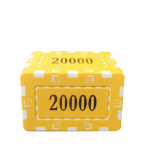 10tk/partii savi Las Vegase pokkerižetoonid 14g kasiinokaardi pokkerižetoonid meelelahutus dollari m&uuml;ndid kaardim&auml;ng LasVegas 20000 value 10pcs