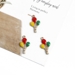 4 tk mitmes stiilis sulamist metallist tilk&otilde;li v&auml;rvilised aksessuaarid ehete komponentide valmistamiseks DIY kaelakee k&auml;ev&otilde;ru k&otilde;rvar&otilde;ngas 13*23mm