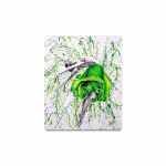 Originaalsed elegantsed naiste tantsul&otilde;uendi maalid elutoa seinapildid Moodne punase roosi lille plakat seinakunst Kodukaunistus 20x30cm