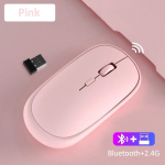 Juhtmeta hiir Taaslaetav Bluetooth vaikne ergonoomiline arvuti tahvelarvuti telefon Air s&uuml;learvuti m&auml;ngude kodu must
