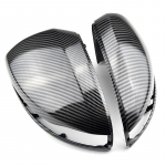 K&uuml;lgvaatepeegli kattekorgid s&uuml;sinikkiust mustriga Mercedes-Benz C S E GLC W205 W253 W222 W213 W238 X253 2016- jaoks Carbon Fiber Color