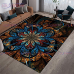 Moodne luksuslik v&auml;rviline sulgede vaipkate elutoa libisemiskindlad vaibad kohvilaua jaoks, esikusse, p&otilde;randamati sisekujundus 120cm x 160cm