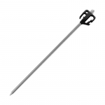 Outdoor Camping Roostevabast terasest 360&deg; p&ouml;&ouml;rlev telgivarikatus Maapinnapulgad Telkimise kinnitustarvikud 40cm must
