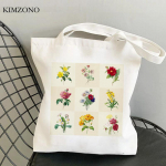 Wildflower ostukott bolsas de tela l&otilde;uendist džuudist kott toidupood puuvillane ostukott sacola &ouml;kokott riidest haarats 24*26cm