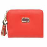 Baellerry T&otilde;mblukuga mini rahakott Naiste mood kaardihoidja Rahakott Tutid Kunstnahast m&uuml;ndirahakotid GZW 11cm*9cm*3cm punane