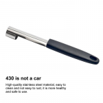 Apple Core puller roostevabast terasest puuviljas&uuml;damiku k&ouml;&ouml;gividinad must