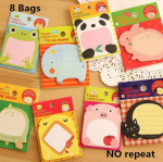 5/8 kotti Multifilmi kleebis J&auml;rjehoidja Looma Kuju Kleepm&auml;rk Kleebis M&auml;rk Memo M&auml;rkmik Raamat V&auml;rv Juhuslik 5 pcs