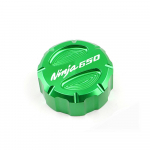 Mootorratta CNC Eesmise ja Tagumise Piduri&otilde;li Mahuti Korki Kaitse Tarvikud Kawasaki NINJA650 Ninja 650 2017- jaoks A  Green