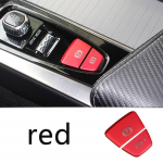 autotarvikud volvo XC60 XC90 S90 V90 V60 S60 k&auml;ivitusnupp seisupiduri plaaster dekoratiivsed autokleebised Auto stiil Automatic parking/handbrake button punane