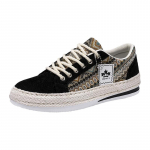 Moodsad l&otilde;uendiga tossud meestele Hingavad espadrillid Uued vabaajajalatsid Meeste mugavad k&otilde;ndimisplatvormid Vulkaniseeritud tossud meestele 41 must