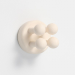 Ins silikoonist habemenuga hoidik Isekleepuv hambahari V&otilde;tmer&auml;tikute nagi konks Vannitoa seina organiseerimisriiul K&ouml;&ouml;gi vidinate hoiustamisriiul valge