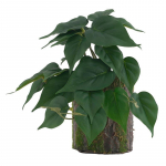 1 tk kunstlik taim V&auml;ikesed potitaimed Simulatsioon Roheline taim V&otilde;ltspuidust panused, mis on potistatud koduaia laudade jaoks Elutoa aknalaua kaunistus