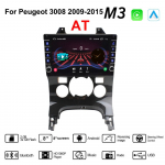 Peugeot 3008 2009-2015 jaoks koos nupu nupuga Android autoraadio multimeediumipleier Navigatsioon stereo GPS 2 Din Carplay 2+32GB 2+32GB,AT