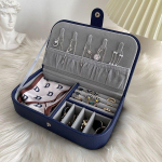 2023 Kaasaskantav Box Organiser Display Travel Case karbid Nupp Nahast Hoiustamine &Scaron;enill roheline