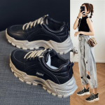 Daddy Shoes 2023 Uued naiste kingad Kerged spordijalatsid Moesuund Naiste kingad Kergete kingadega vabaajajalatsid 36 valge