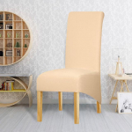 1/2/4/6 t&uuml;kki XL suuruses veniv tooli kate, pikk seljatoe toolikatted j&otilde;uludeks pulmapidu bankett restoran hotelli s&ouml;&ouml;gituba 2 Pieces kreemikas