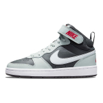 Nike Court Borough Mid 2 GS Keskmine tuhk Hele h&otilde;be Laste tossud Hall Sireenpunane Valge CD7782-200 36