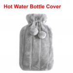 2000 ml suur kuumaveekott koos kaanega grillide jaoks, talvine pehme k&auml;te- ja jalgade soojendamiseks plahvatuskindel veepudeli kate kuuma vee jaoks