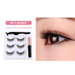 TEAYASON Magnetic Eyeliner Fake Eyelashes Natural Set Sucking Iron Lashes Magnetic Kolm paari ripsmeid 11