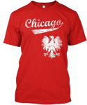 Vintage Chicago Poola standardne Unisex T-s&auml;rk S