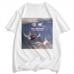 R&auml;ppar Lil Peep T-s&auml;rk R&auml;pp Hiphop LilPeep Mehed Lahe T-s&auml;rk Graafiline print XS valge