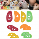 12 t&uuml;kki keraamika savi ribid trimmiv vormimist&ouml;&ouml;riist DIY silub kujundeid skulptuur