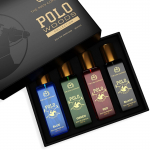 Spetsiaalselt kureeritud parf&uuml;&uuml;mi kinkekomplekt meestele 4 * 20 ml - POLO WOODS COLLECTION | Esmaklassiline kauakestev l&otilde;hn | Luksuslik EAU DE parf&uuml;&uuml;m | Kingikomplekt talle 4 * 20ml