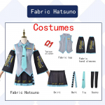Ysir Hatsune MIKU Formula Cos Riietus Kangas Hatsune Cos Naiste Hatsune Cosplay Riietus XXL hall