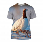 Moodne linnujaht kamuflaažitr&uuml;kiga T-s&auml;rk meestele vabaaja Premium Comfort T-s&auml;rgid Camo Noorte riided T-s&auml;rgid Topid M
