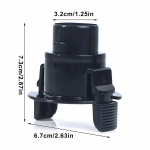 Tolmuimeja adapteri tarvikud Asenduspuhasti Voolikuhoidja &Uuml;hendus Mount Converter M&auml;rg- ja Kuivtolmuimeja jaoks 6.7*7.3cm