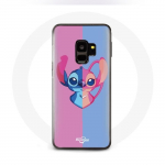Samsung Galaxy S9 &uuml;mbris Stitch ja ingelsinine roosa