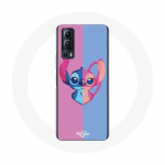 Vivo Y72 Stitch ja angel korpus sinine roosa