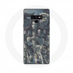 &Uuml;mbris Samsung Galaxy Note 9 Troonide m&auml;ngu 8. hooaja jaoks. Plakatitegelaste taust G