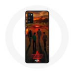 Coque pour Oppo A16 Stranger Things Saison 4 Affiche Art Equipages de la Nouvelle Th&eacute;orie