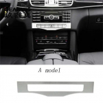 Car Styling Center Console Air Conditioning CD Button Frame Decoration Sticker Trim For Mercedes Benz E class W212 2014-2016 Option 1