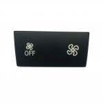 AC Climate kliimaseadme juhtpaneeli ventilaatori nupu kate sobib BMW 1 2 3 4 seeriale F20 F21 F22 F30 F31 F32 F34 F45 F46 must