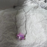 Goth Harajuku Sweet Cool v&auml;rviline Star Heart Ripats Kaelakee Naistele Choker Cute Y2k L&auml;bipaistev Love Y2K 45cm