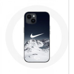 Kaitse&uuml;mbris iPhone 14 jaoks - Nike - Talvine lumelogo - Painduv - S&uuml;nteetiline - Unisex