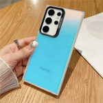 Laser Glitter k&otilde;va telefoni&uuml;mbris Samsung S24 S23 Ultra S22 Plus S21 S20 FE Note 20 A73 A53 A54 A34 A24 A14 A51 A71 matt kate For Samsung S24 valge