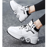 Trafojalatsid 6&ndash;15-aastased neli ratast Transformeerivad rulluisud v&otilde;ivad k&otilde;ndida ja uisud T&uuml;drukute maffiakingad 37