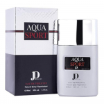 JD Collection Aqua Sport Premium L&otilde;hn, Aroomne, Mereline & Puudriline, Rahustav L&otilde;hn, Kauakestev Parf&uuml;&uuml;misprei Meestele, 100ml 100 ml